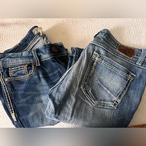 Bundle BKE Stella Boot Cut and Straight Jeans Size 29